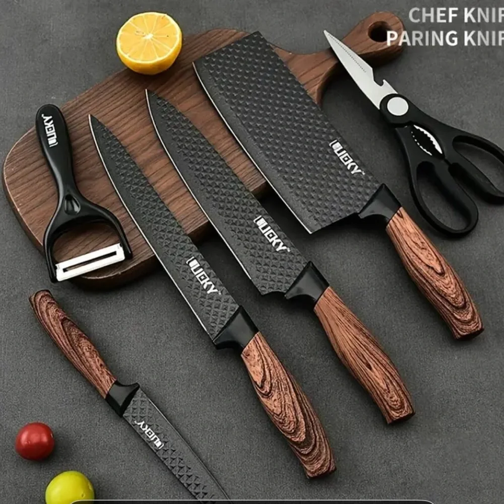 6 pc knife set
